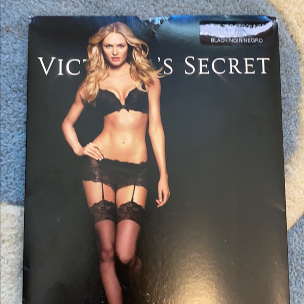 Victoria Secrets Lace Top Stockings